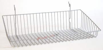 China professional wire grid double sloping basket