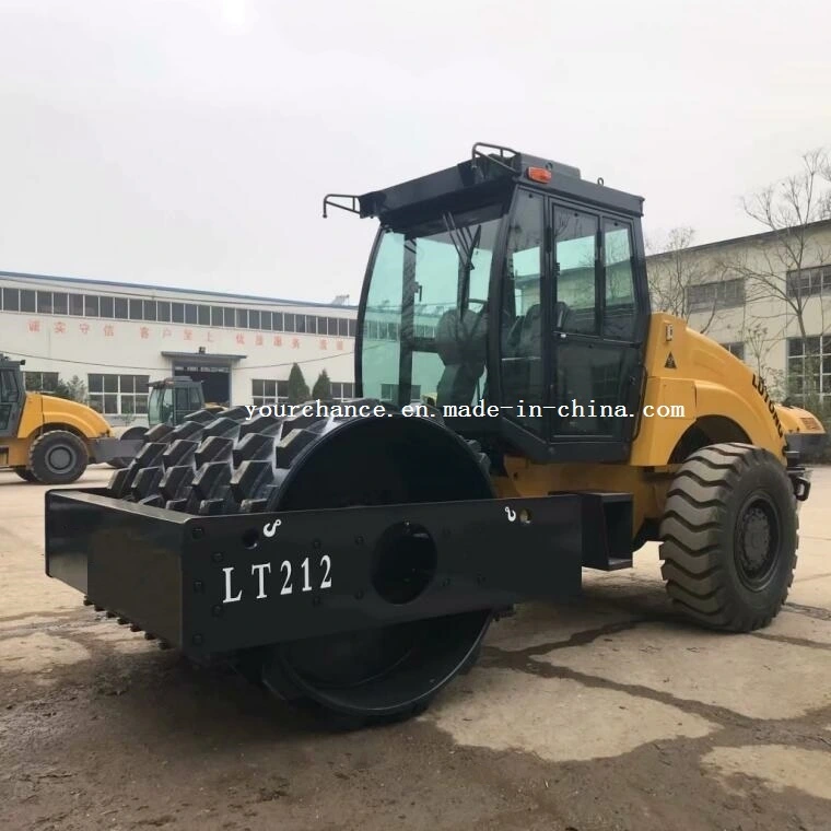 New Condition Lt212 12 Tons Mechanical Drive Single Drum Vibratory Road Roller with Removal Padfoot Made in China