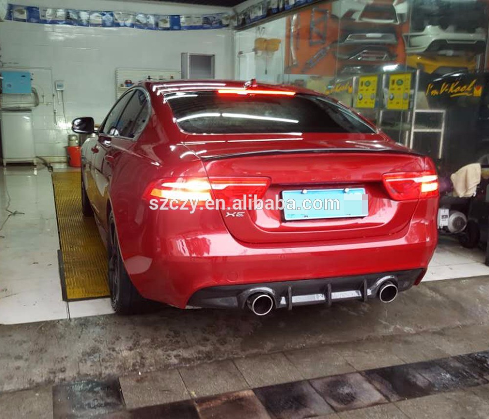 Rear Bumper Position Carbon Fiber XE Rear Diffuser for Jaguar XE 2015Up