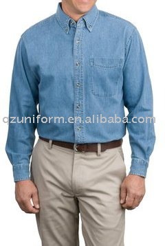 Long Sleeve Denim Shirt