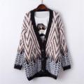 OEM Autumn Winter Women Fashion Knitting Long Coat