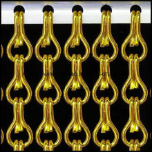 Golden Alumium Chain Link Screen