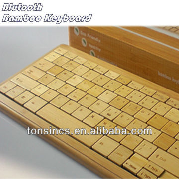 Bluetooth bamboo keyboard
