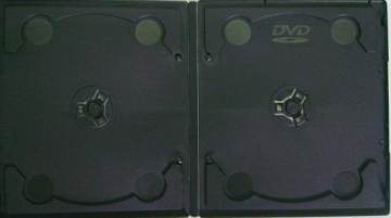 7mm small black double DVD case