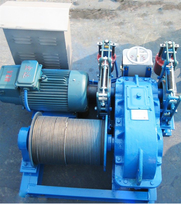 Jk Fast Lifting Speed Winch with Double Braking Safety Device