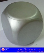 6.0cm custom silver printed dice