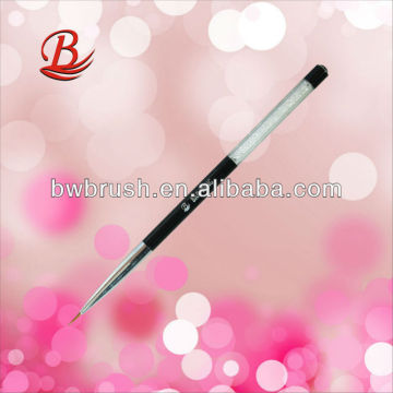 2014 Brilliant new nail art brush -acrylic handle with diamond decoration nail long detail brush BW-J13 art brush