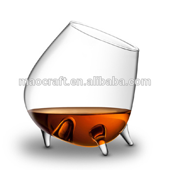 3 footed cognac glass