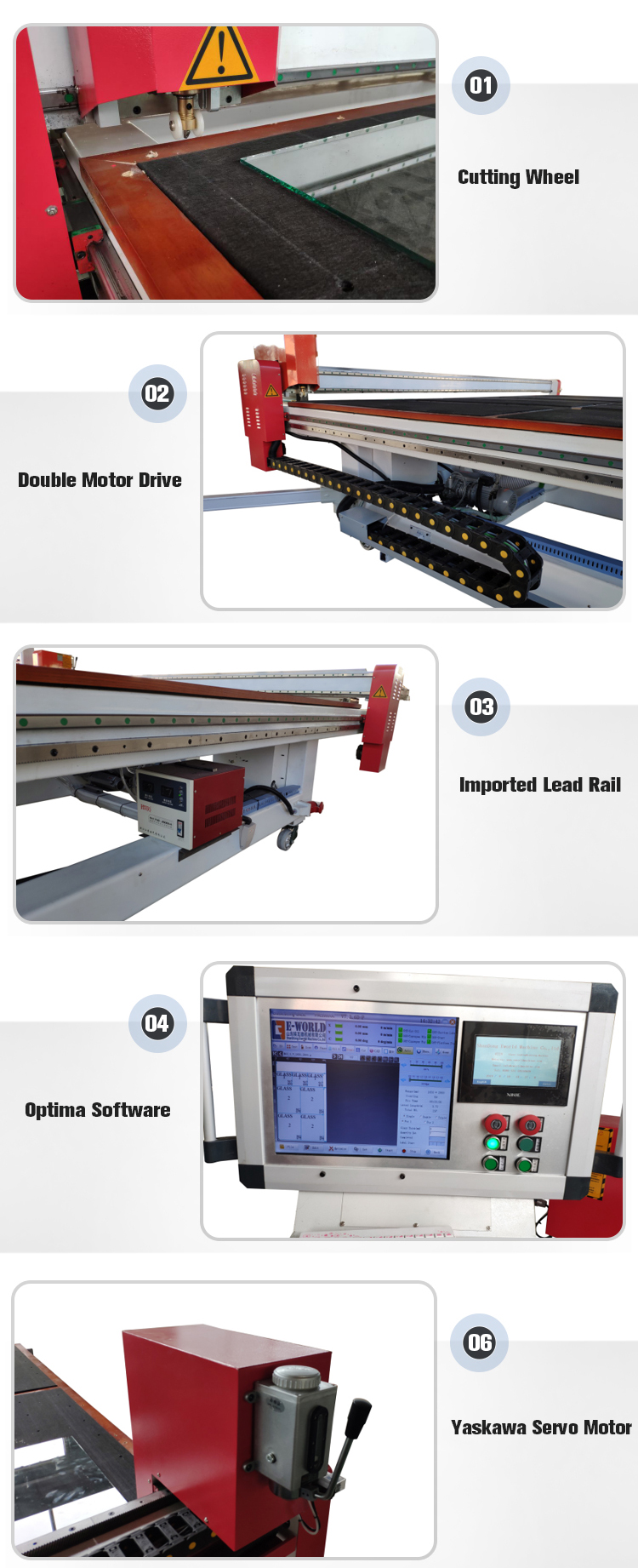 Cnc Automatic Integrated Glass Loading Cutting Machine