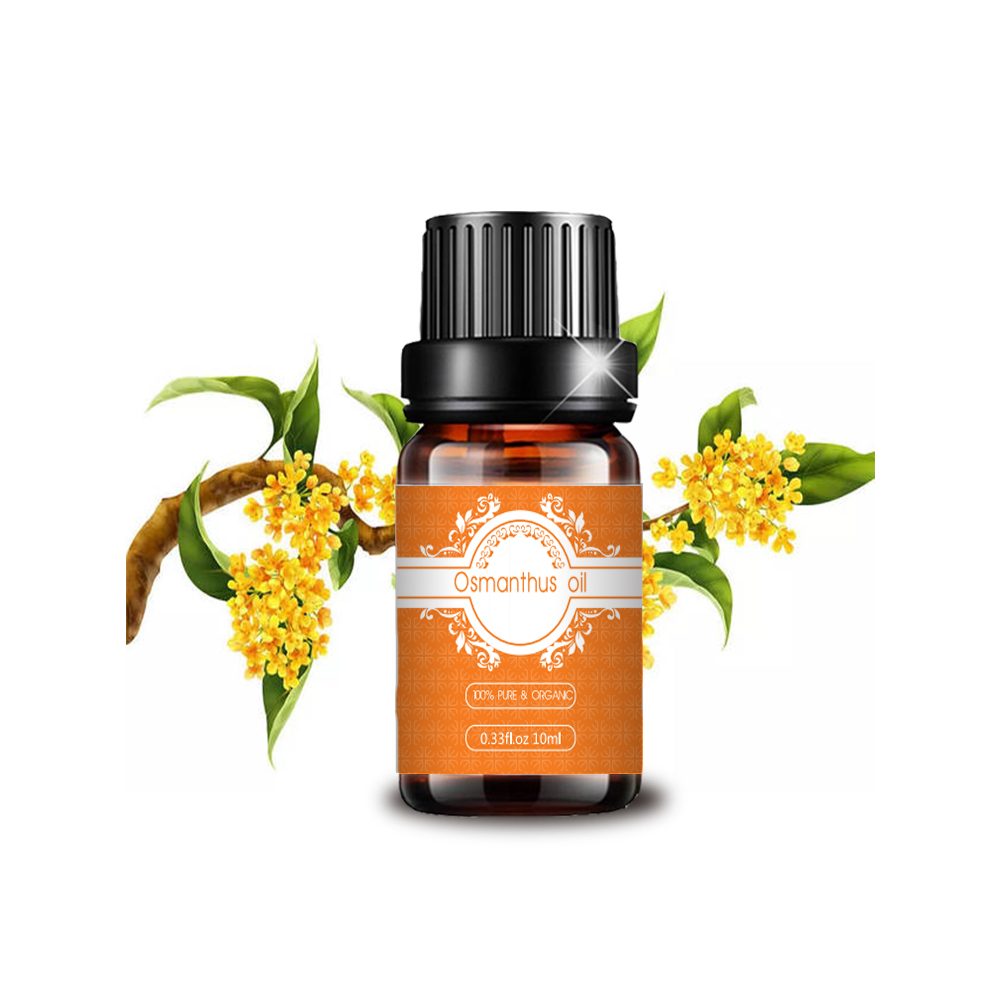 label pribadi osmanthus minyak esensial 100%murni untuk kulit