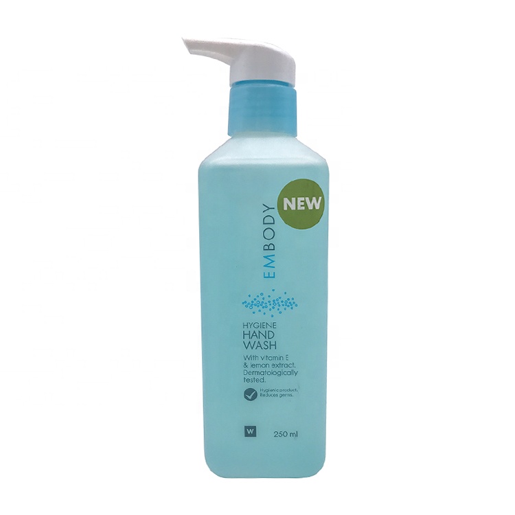 Quality 250ml lemon extract vitamin E liquid sterile hand soap wash