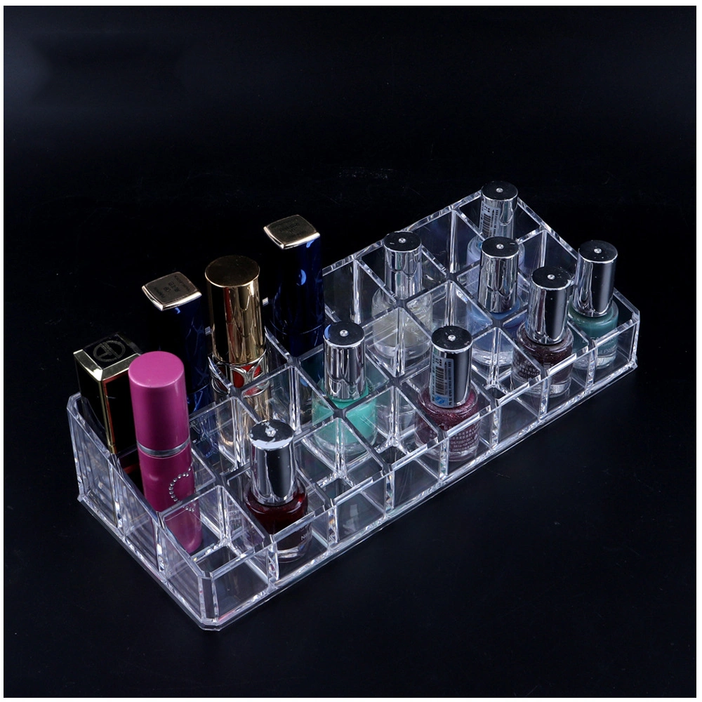 Transparent Cosmetics Storage Box Nail Polish Lip Gloss Lipstick