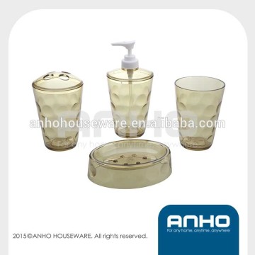 High quality 4 pieces plastic bathroom sets