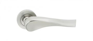 Nickel-plated door handle made of aluminum