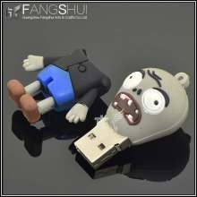 rubber usb flash drive keyring
