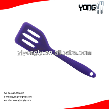 Food grade silicone slotted turner,mini silicone turner