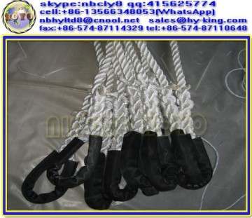 3 plait rope , polyester strand twist rope , docking rope