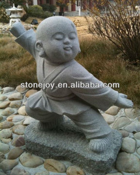 Granite Stone Monk Statue