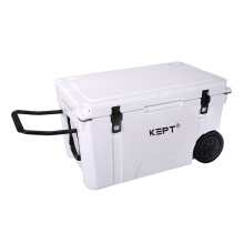 Boright 65QT Insulated Ice Cooler Box - LLDPE Premium Quality Thermal Insulation Large Portable Cooler