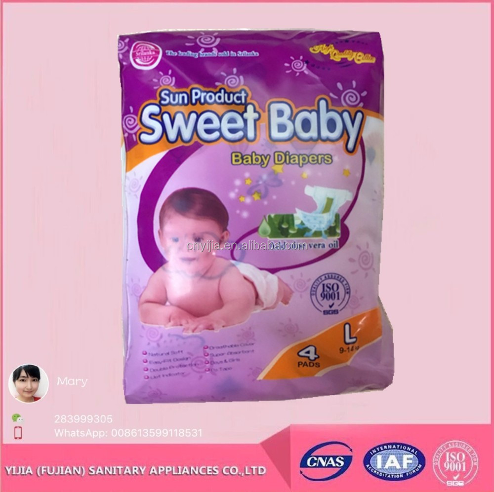 Made in china good price disposable delight baby brands of baby diaper