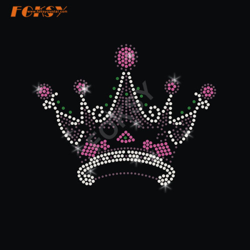 Crown Hot Fix Rhinestone Transfer