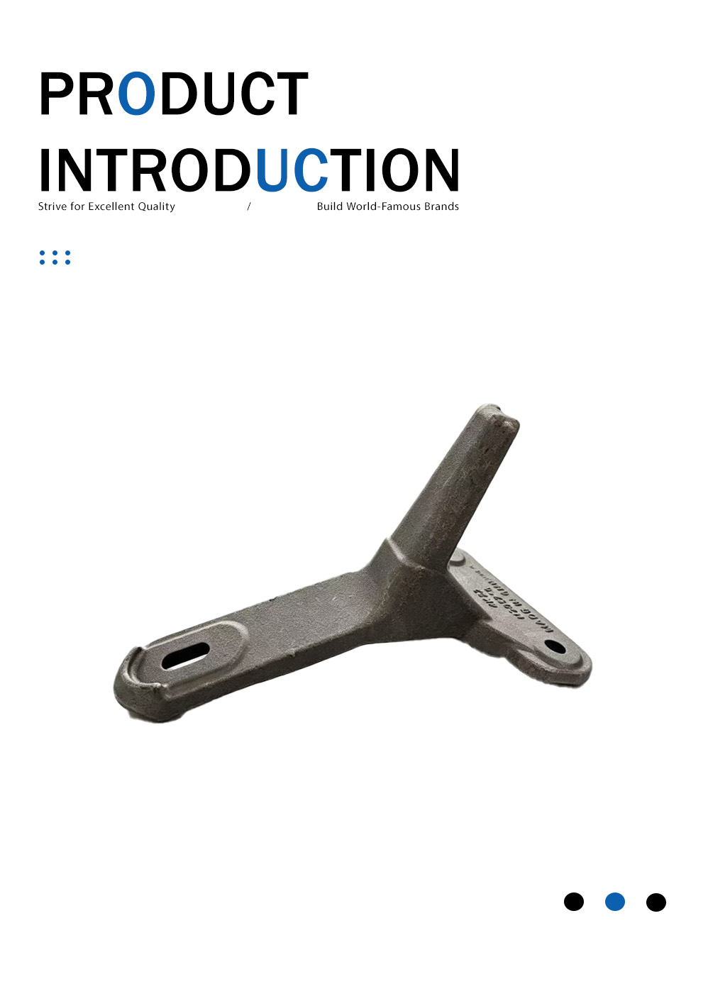Отливка треугольных зубьев с шипами Triangular Spike Tooth Casting