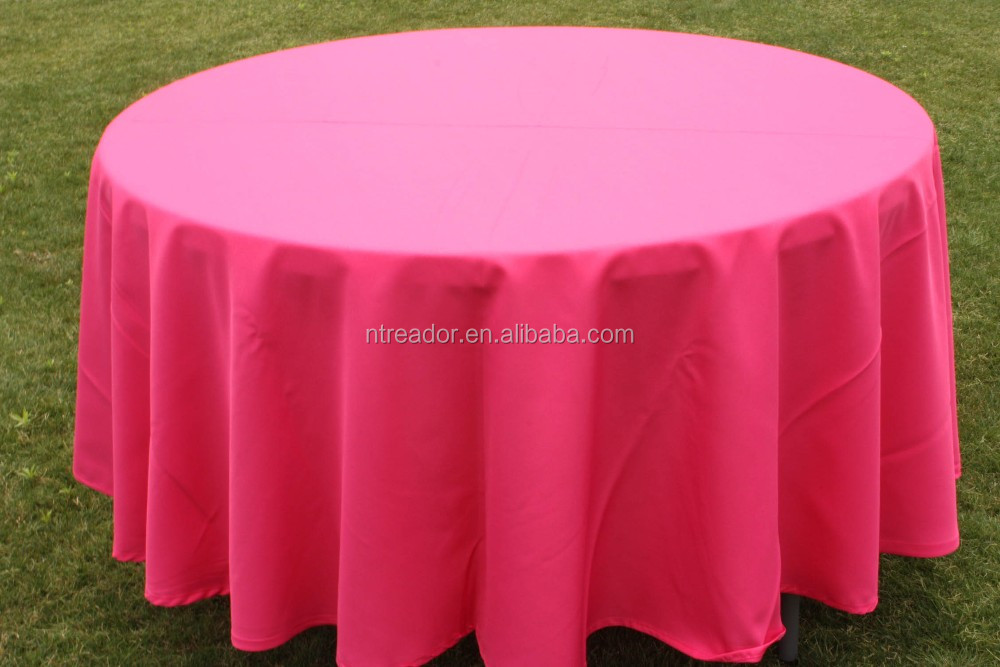 White Rectangular Polyester TableCloths