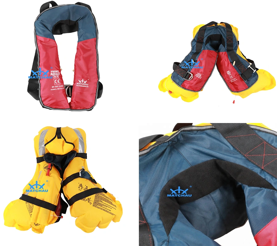 Ce Approved 275n Double Balloon Air Chamber Inflatable Vest