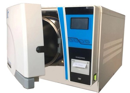 Pulsating vacuum steam sterilizer