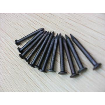 1.2mm Smooth Shank Bright Black Concrete Nail