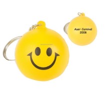 Printed Logo Stress Ball Keychain