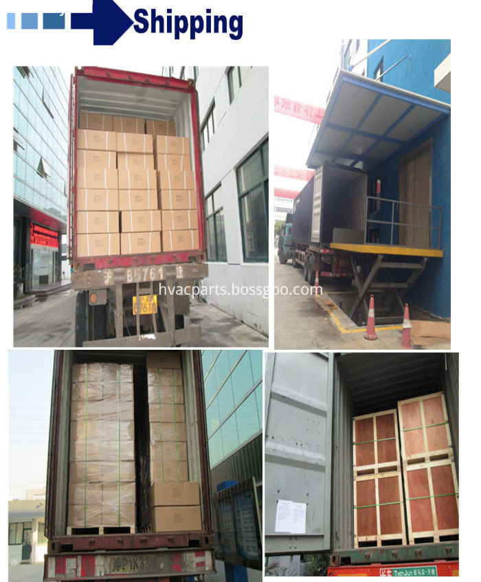 evaporator shipping