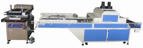 spot uv screen printing machine for paper sheet, plastic sheet, acrylic sheet