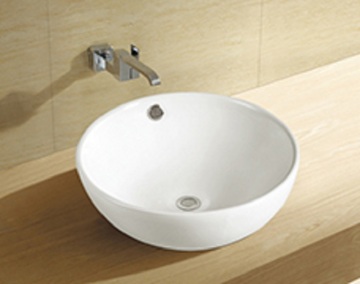 Toilet Bathroom Wash Water Round Art Basin