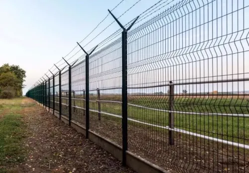 Συγκολλημένο Wire Mesh School Road Park Fence Panel