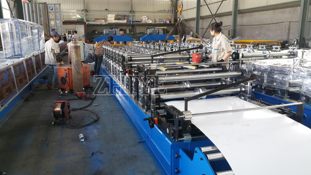 Double Layer Steel Metal Roofing Sheet Roll Forming Line