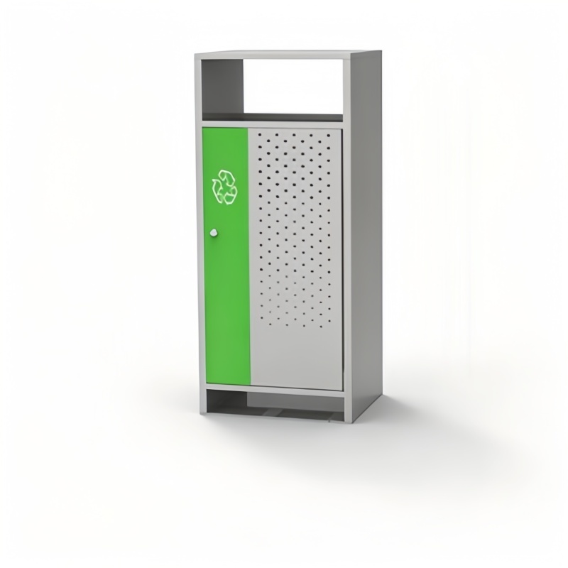 Custom Outdoor Metal Garbage Bin Nordic Design Wholesale