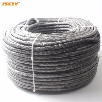 JEELY 50m 10mm UHMWPE Fiber Core with Polyester Jacket Yatch Towing Rope Winch Rope