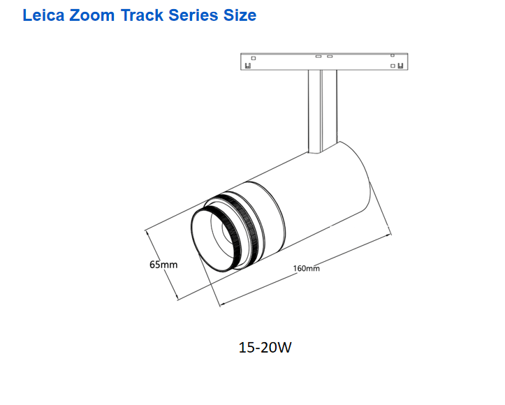 Zoom Series Spotlight Track Lighting System Ultra Slim Magnetic Track Light Rail Black Linear Spotlight for Indoor Bedroom