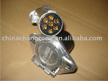 Trailer socket 7-pin 7 pin trailer 24v socket