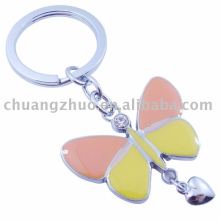 Hot sell the fashion metal butterfly key chain