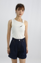 High Waisted Denim Shorts