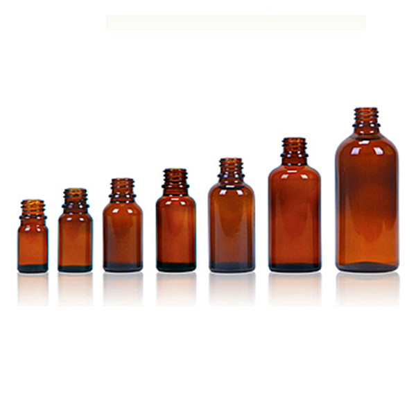 Light Weight Amber Glass Vials