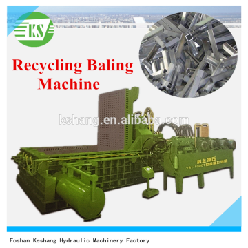 1000T Heavy Duty Scrap Metal Steel Scrap Recycle Horizontal Baler