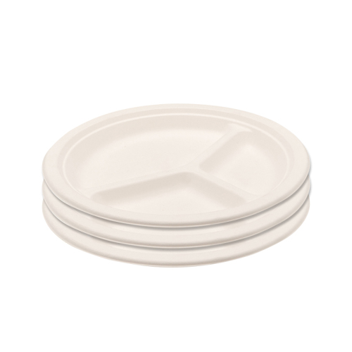 Customized Compostable eco friendly natural disposable bamboo plates set palm leaf plates compartments tableware