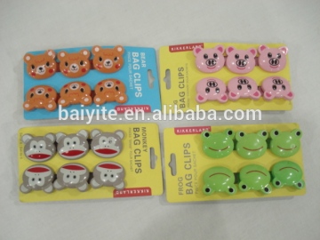 plastic decorative bread bag clips