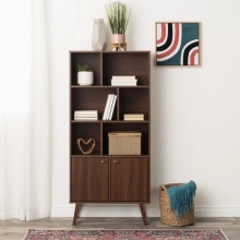 mid century modern bookcase