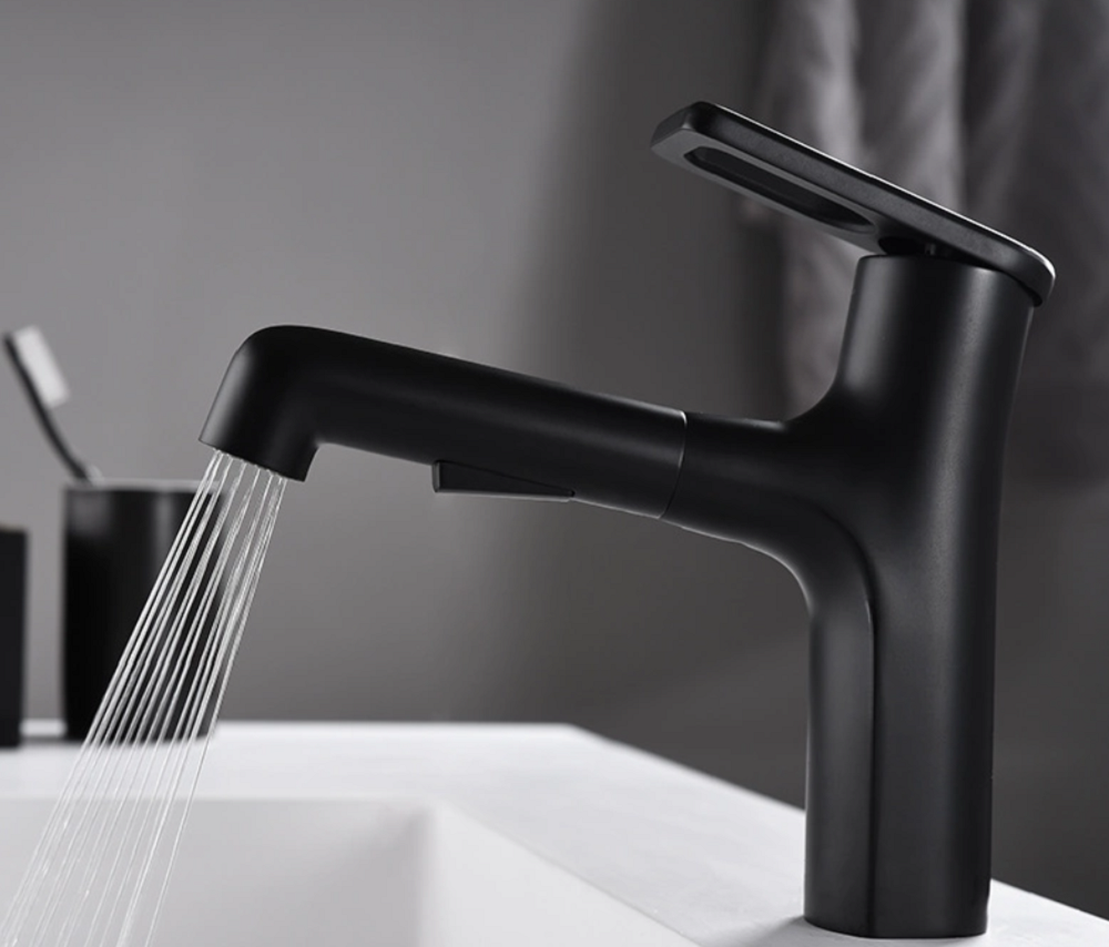 Pull-out Faucet For Easy Water Temperature Control