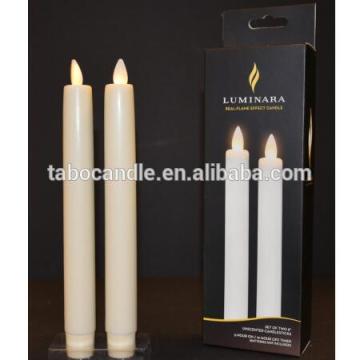 Luminara taper Candles with Moving Flame Battery Operated