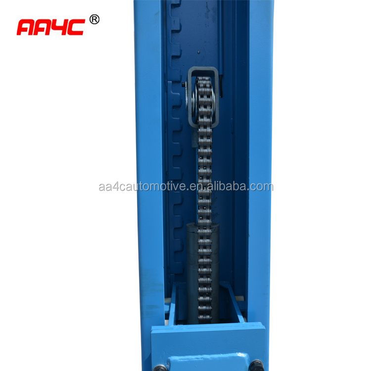 hydraulic one post lift 1 post lift 2.5T capacity , 1.8M lifting height ,manual release